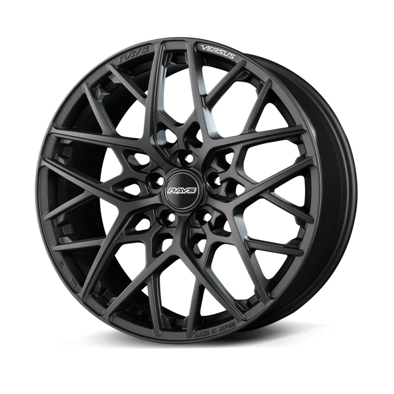 Versus VV25M 19X8.0 /+38 / 5x114.3  - Matte Super Dark Gunmetal