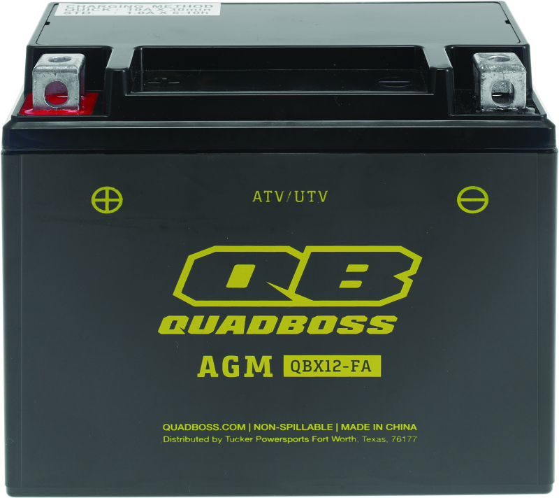 QuadBoss Maintenance-Free AGM Battery QBX12-FA