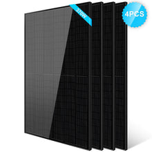 Load image into Gallery viewer, 370W Mono Black PERC Solar Panel UL 61730