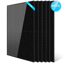 Load image into Gallery viewer, 370W Mono Black PERC Solar Panel UL 61730