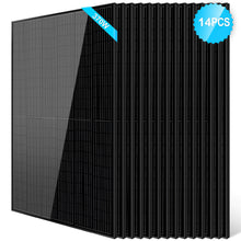 Load image into Gallery viewer, 370W Mono Black PERC Solar Panel UL 61730