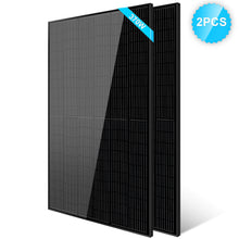 Load image into Gallery viewer, 370W Mono Black PERC Solar Panel UL 61730