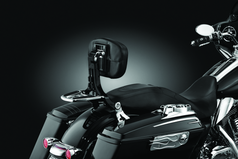 Kuryakyn Multi-Purpose Backrest Black & Chrome