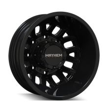 Load image into Gallery viewer, Mayhem 8107D Cogent Dually 17x6.5 / 8x210 BP / -142mm Offset / 154.2mm Hub Gloss Black Wheel