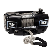 Load image into Gallery viewer, Superwinch 10000 LBS 12V DC 3/8in x 54ft Synthetic Rope Scorpion 10000SR Winch - Black Powdercoat