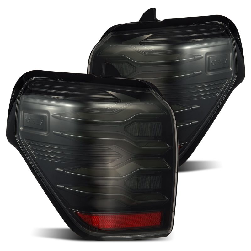 AlphaRex 10-24 Toyota 4Runner LUXX-Series LED Tail Lights Alpha-Black