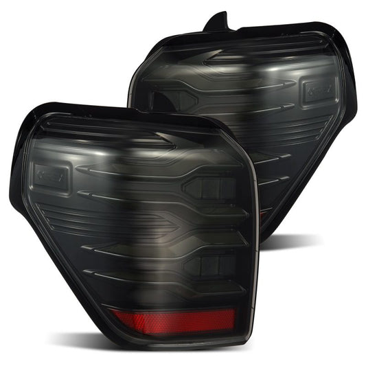 AlphaRex 10-24 Toyota 4Runner LUXX-Series LED Tail Lights Alpha-Black