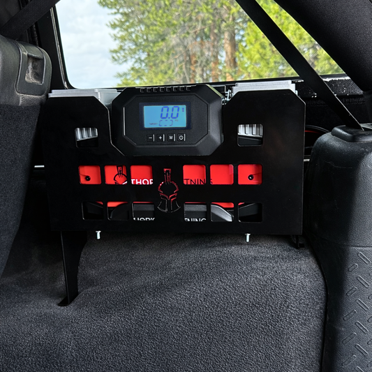 Thor's Lightning Refuge MOLLE Portable Air Compressor Storage Mount for Jeep Wrangler JKU 2007-2018