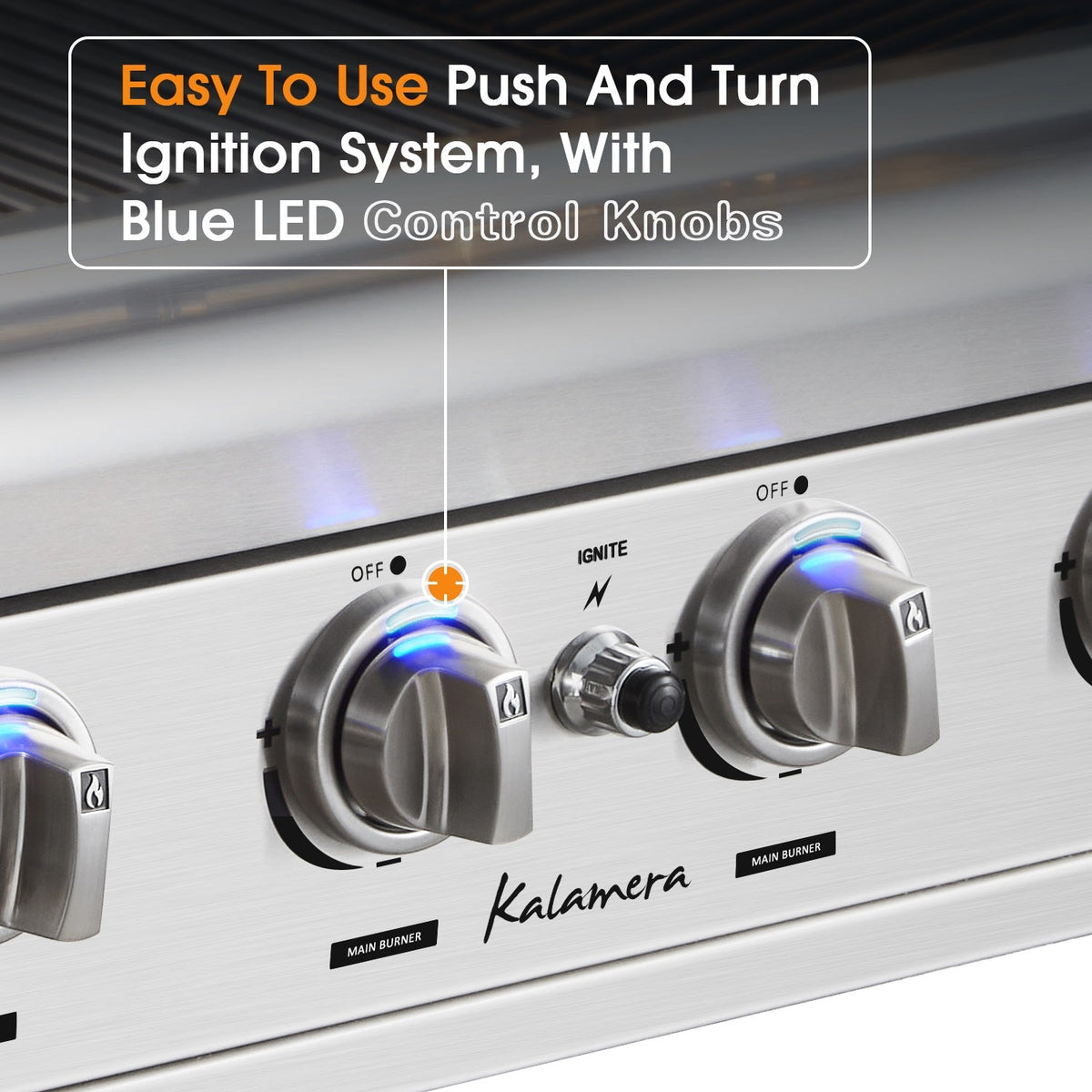 Kalamera 43inch built-in 6-burner Outdoor S/S Grill K-kitchen Series
