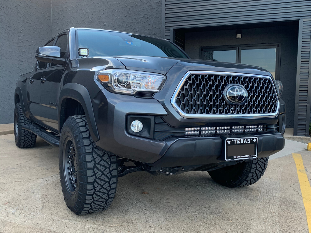 32" Lower Bumper Hidden LED Light Bar Kit Fits 2016-2023 Toyota Tacoma