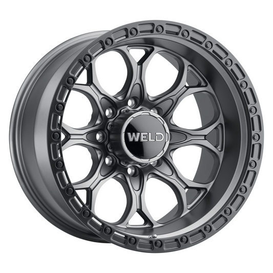 Weld Ledge 8 20x10 / 8x165.1 / 4.75 BS / 125.1 HB - Satin Gunmetal - Non-BL Wheel