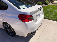 Load image into Gallery viewer, 3D Carbon Low Profile OEM Spoiler Protector Accent with Logo - 2015-2021 WRX / STI