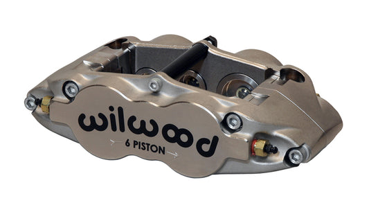 Wilwood Caliper-Narrow Superlite 6R-ST-RH - Nickel 1.62/1.12/1.12in Pistons 1.25in Disc
