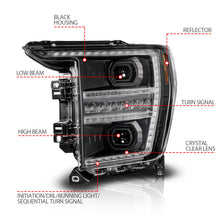 Load image into Gallery viewer, ANZO 21-23 Ford F150 LED Projector Headlight w/Switchback+Sequential - Black (Driver Side Only)