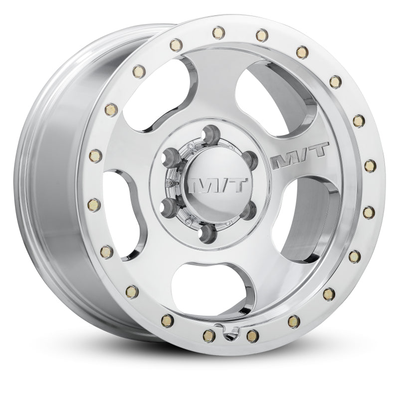 Mickey Thompson Canyon Pro Polished Wheel - 17X9 6X120 BP 4.80in BS -5 Offset 67mm Bore - 274644