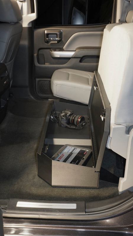 Tuffy Underseat Lockbox 2/3 Length W/ Keyed Lock For Chevrolet Silverado & Gmc Sierra