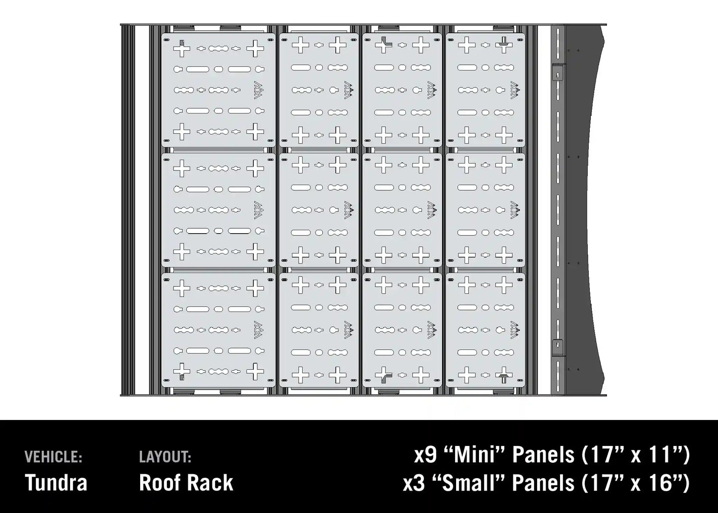 DRIFTR Toyota Tundra Roof Rack (2022-2026)