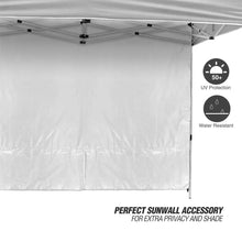 Load image into Gallery viewer, Close-up view of the REDCAMP 10x6.2ft Instant Canopy Sidewall showcasing UV protection and water resistance benefits.