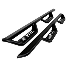 Westin 07-18 Jeep Wrangler JK Unlimited Outlaw Drop Nerf Step Bars - Textured Black