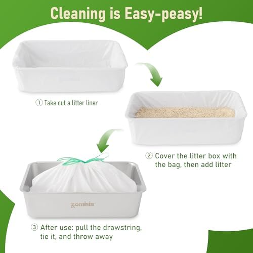 ZOMISIA Super Jumbo Litter Box Liner XXL