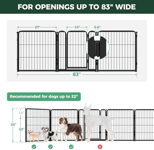 FXW Dog Gate, Extra Wide Adjustable