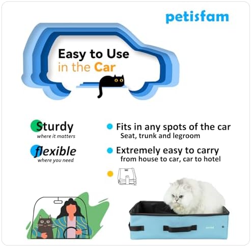 Portable Cat Travel Litter Box