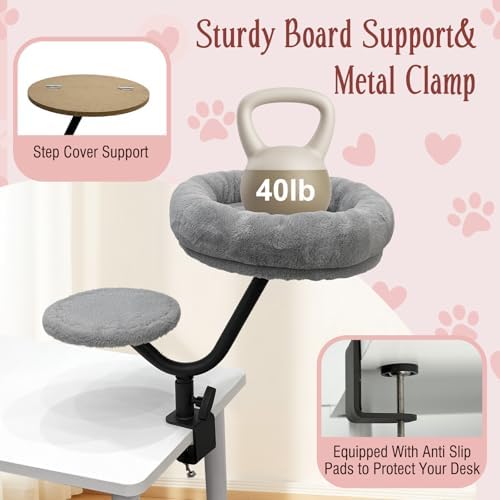 Cat Desk Bed, Desk Cat Bed Attachment