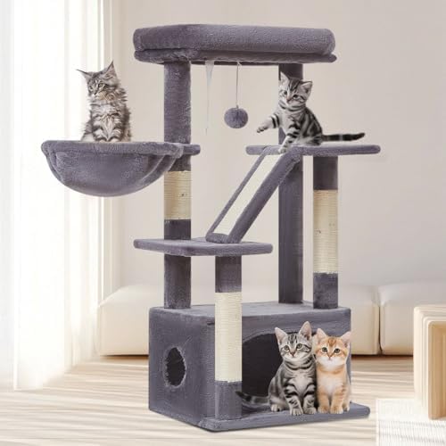 Taoqimiao Cat Tree, 38.5In Cat Tower