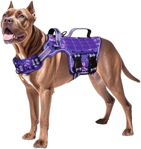 Dog Harness for Large Dogs, No Pull Tactical Vest