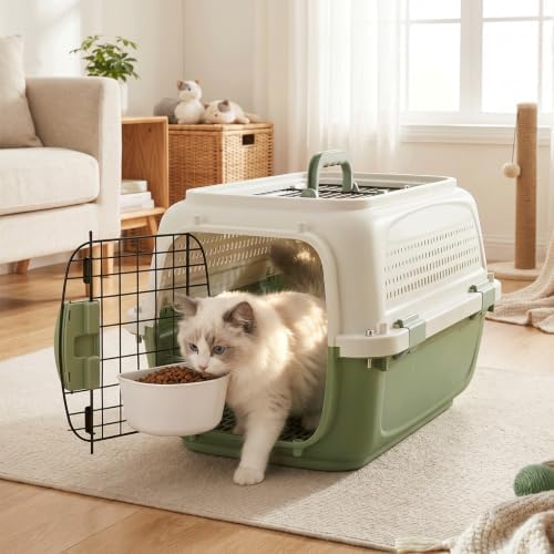 22.5" Hard Shell Cat Carrier, Pet Carrier