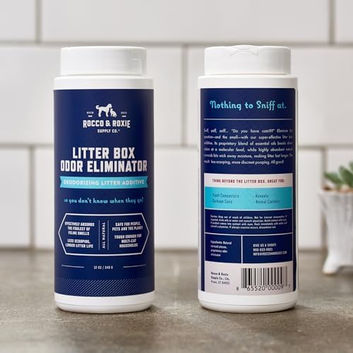 Rocco & Roxie Litter Box Odor Eliminator, 12 oz