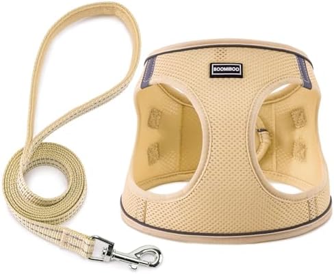 Dog Harness with Leash Set, Step-in Adjustable Puppy Pet Vest
