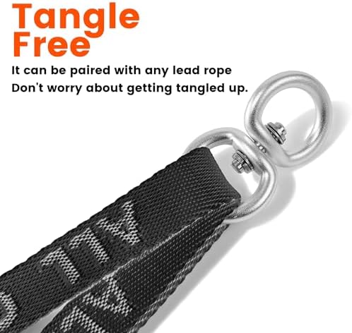 HOWGO Double Dog Leash, Tangle-Free 360 Swivel
