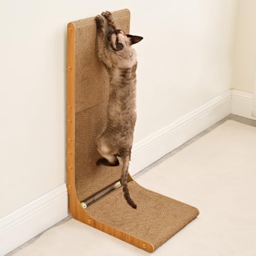 EHEYCIGA Extra Wide 16.5in Cardboard Cat Scratcher