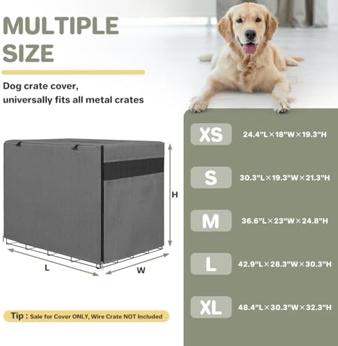 Seiyierr Dog Crate Cover