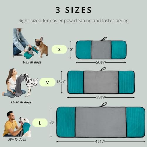 Microfiber Dog Towel & Paw Cleaner – Super Absorbent