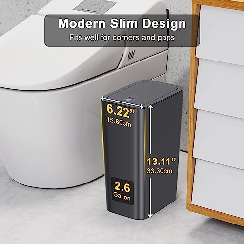 N. NETDOT 3 Pack 10 Liter Small Trash Can