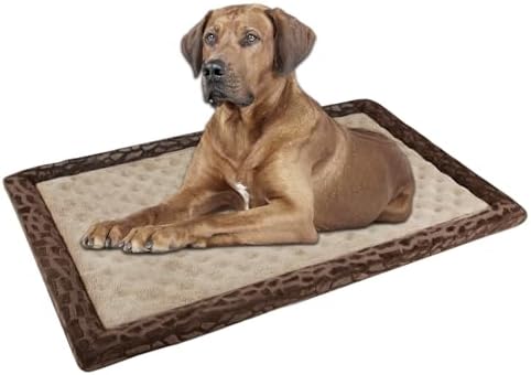 48x30 Inch Dog Crate Bed Memory Foam Large Kennel Pads