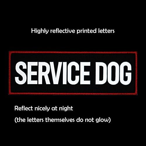 2 Pcs Reflective Service Dog Patch