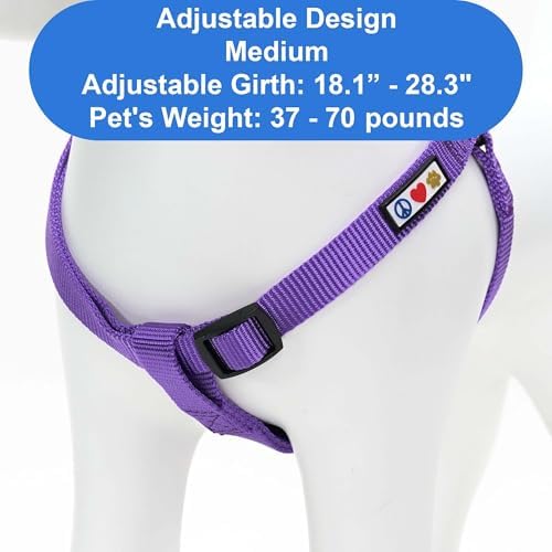 Pawtitas Solid Step-in Dog Harness – Adjustable No-Pull Vest