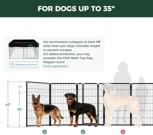 FXW Homeplus Indoor Dog Playpen, 32 Panels,