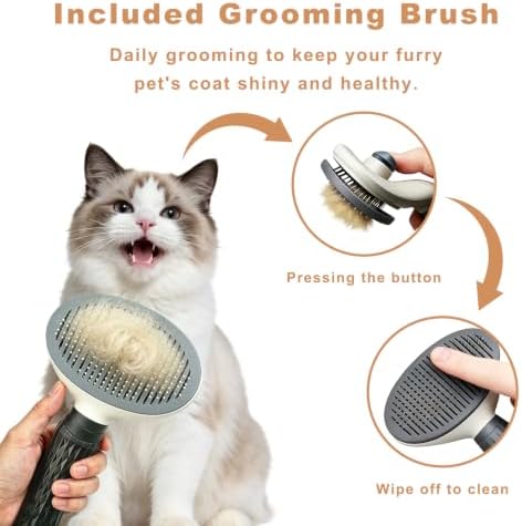 Comoney Cat Scratcher Bed 3 Pack, Oval Corrugated Cardboard Cat Scratch Pads