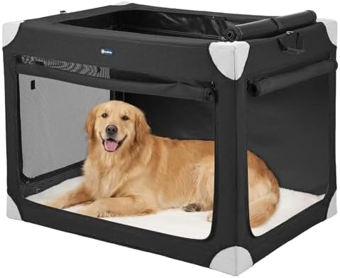Veehoo 36" Collapsible Dog Travel Crates Portable Dog Kennel