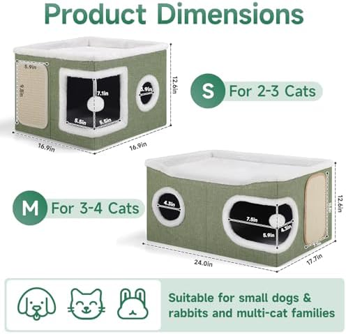 Shikha Extra Large Cat House Bed