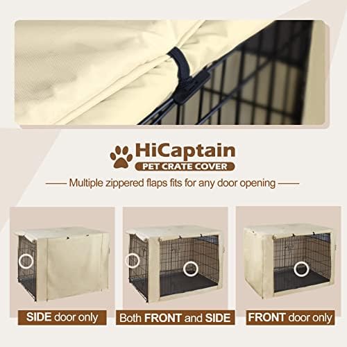 HiCaptain 54-Inch Dog Crate Cover
