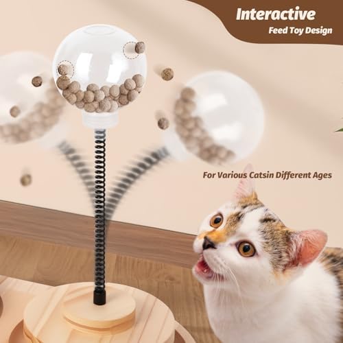 4 in 1 Cat Scratching Post. Wooden Kitten Scratching Post. Kitten Toys