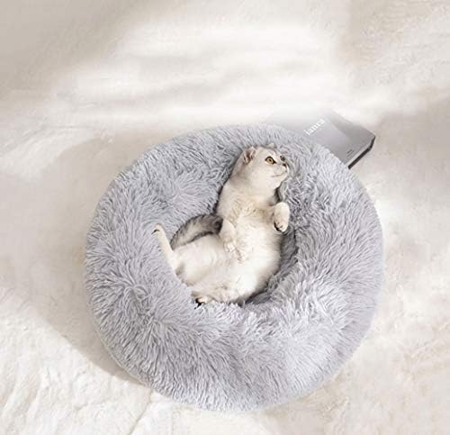 Cat Bed for Indoor Cats, Mini Plush Self Warming Kitten Bed, 20 Inch