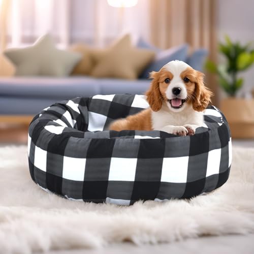 Round Dog Bed Cover Washable Elastic Edged 20×9.8 Inch