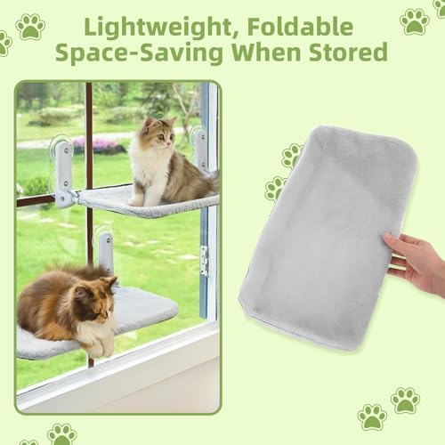 2PCS Replacement Cover for Cat Window Perch, M Size Cordless Cat Window Hammock
