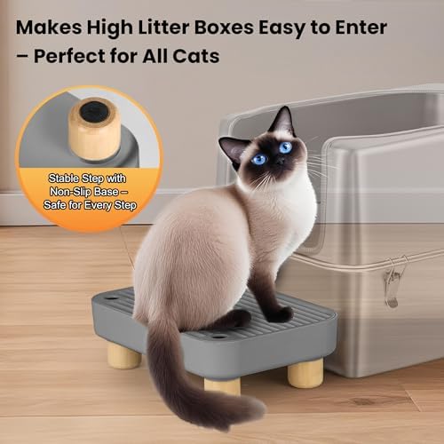Litter Box Step, Litter Box Ramp/Catcher